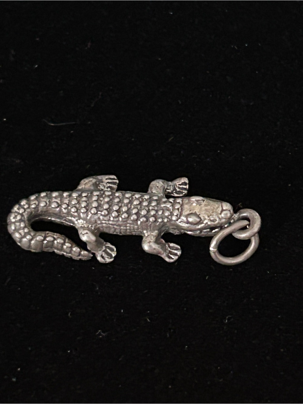 1960’s Silver alligator charm